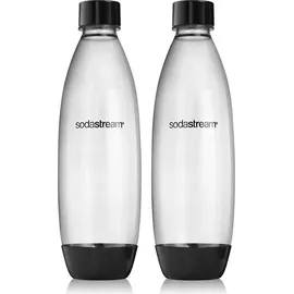 Sodastream Duo weiß + 2 Glaskaraffen+ 2 PET-Flaschen + Zylinder