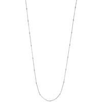 Engelsrufer Damen Kugel Halskette aus Sterling Silber mit silbernen Perlen - Karabinerverschluss - Länge: 60 cm