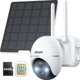 Reolink - 2K 4MP 3G/4G LTE Überwachungskamera Aussen Akku mit microSD- und SIM-Kartenslot, Personen-/Autoerkennung, Mobile Solar Kamera Outdoor mit