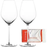 Spiegelau Hi-Lite Universalglas 510 ml 2er Set + Poliertuch