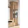 Lomadox Turda-83 Vitrinenschrank 60 x 39 x 204 cm braun