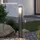 doporro Wegeleuchte Aluminium Edelstahl Glas 6x6x60 cm 5W LED grau