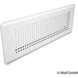 Wolf Bodengitter 350x130mm weiß für flex. Kanalsystem 50x100, für CWL