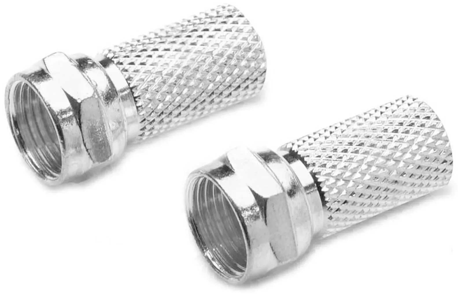 100x F-Stecker 7mm für Koaxialkabel