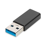 Digitus USB-C 3.0 [Buchse] auf USB-A 3.0 [Stecker], Adapter, schwarz (AK-300524-000-S)