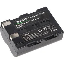 AccuCell Akku passend für Pentax K10D, K20D, D-Li50