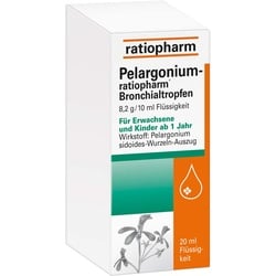 Pelargonium-Ratiopharm Bronchialtropfen 20 ml