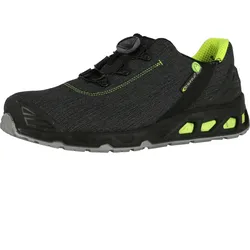 Sicherheitshalbschuhe S3 "LUX" BOA® ESD GREENfit - 41 - grau
