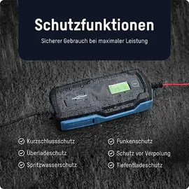 Ansmann BC 6-12V / 6 A 1001-0145 Kfz-Ladegerät, Werkstattladegerät, Batterieüberwachung, Kfz-Batterietester 6 V, 12 V 6 A