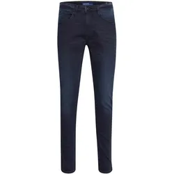 Slim-fit-Jeans BLEND "Slim Fit Jeans BHJet", Herren, Gr. 27, Länge 32, blau (dunkelblau), Obermaterial: 99% Baumwolle CO. 1% Elasthan EL., Jeans Slim-fit-Jeans