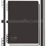 Veloflex Telefonbuch A5 schwarz