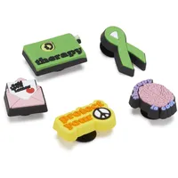 Crocs Jibbitz Shoe Charm 5-pack | Personalize With Jibbitz for, Unisex Schuh-Charme, Mental Health,