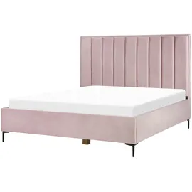 Beliani Sezanne 180 x 200 cm Rosa