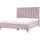 Beliani Sezanne 180 x 200 cm Rosa