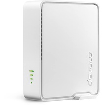 devolo WiFi 6 Repeater 5400, WLAN Repeater, bis zu 5.400 Mbit/s, Mesh WLAN Verstärker, Access Point, WiFi Extender, 2x Gigabit LAN Anschluss, weiß