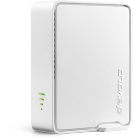 devolo WiFi 6 Repeater 5400, WLAN Repeater, bis zu 5.400 Mbit/s, Mesh WLAN Verstärker, Access Point, WiFi Extender, 2x Gigabit LAN Anschluss, weiß