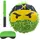 Relaxdays Pinata Ninja Ø 25 cm grün