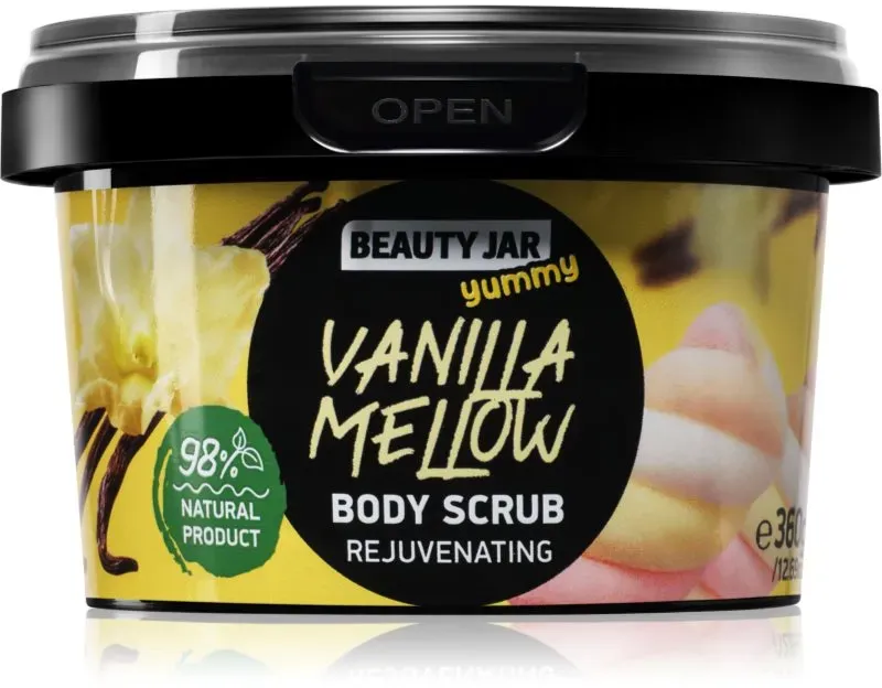 Beauty Jar Yummy Vanilla Mellow sanftes Peeling mit Verjüngungs-Effekt 360 g