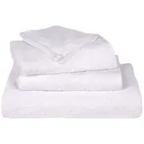vidaXL Handtuchset 50 x 100 cm weiß 2 St.