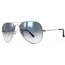 Ray-Ban Aviator Large Metal RB3025 003/3F 58-14 polished silver/light blue