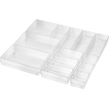 Helit H6130002 - Schubladen Organizer the organizer, 13-teilig, transparent, Aufbewahrungsbox