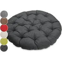 Sunnypillow Polster für Papasansessel rund Durchmesser 120 cm Dicke