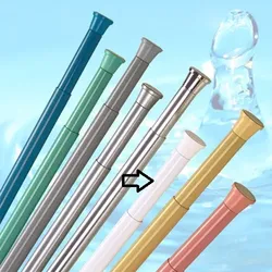 KS Handel 24 Duschvorhangstange 55-90 cm weiss extra kurz Sondermaß