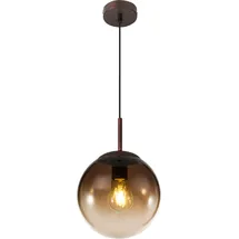 GLOBO Varus Hängeleuchte braun 1X E27