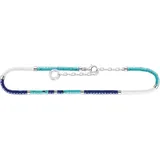 Thomas Sabo AK0038-775-7-L27V Fußkette mit blauen Steinen