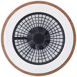 Brilliant Slimline 49 cm Deckenventilator Schwarz