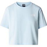 The North Face WOMEN CROPPED SIMPLE DOME T-Shirt 2024 barely blue - L