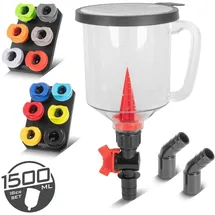 STAHLWERK Adapter Gummi/Kunststoff/ABS 1,5 L schwarz