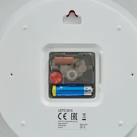 Leitz Wanduhr WOW eisblau, 32.5 x 31.1 cm