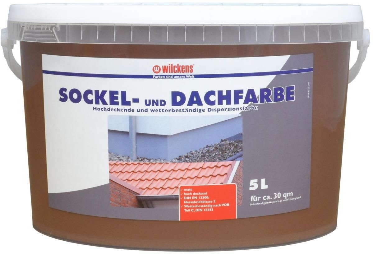 Wilckens Sockel- und Dachfarbe, Havanna 5 L