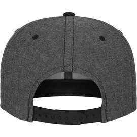 Flexfit Chambray-Suede Snapback Cap schwarz One Size