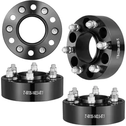 VEVOR 2 6 x 5,3 Zoll Spurverbreiterungen Radadapter 6 Lug Geschmiedete