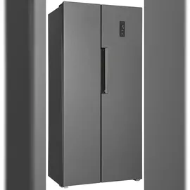 Exquisit SBS450-360E Side-by-Side (444 l, 1789 mm hoch, Anthrazit)