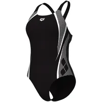 Arena Badeanzug Damen Schwarz/Weiß 42