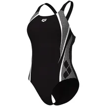 Arena Badeanzug Damen Schwarz/Weiß 42