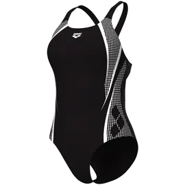 Arena Badeanzug Damen Schwarz/Weiß 42