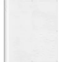 vidaXL Balkonverkleidung 120 x 800 cm Weiß Polyester