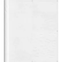 vidaXL Balkonverkleidung 120 x 800 cm Weiß Polyester