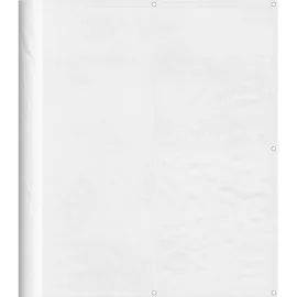 vidaXL Balkonverkleidung 120 x 800 cm Weiß Polyester