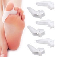 2 Paar Zehenspreizer hallux Valgus Silikon Zehentrenner Verbessertes Soft Gel Silikon für Korrektur Zehe