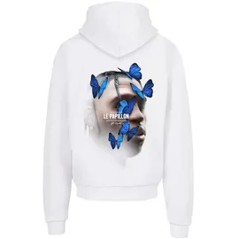 Mister Tee Le Papillon Heavy Oversize Kapuzenpullover White L