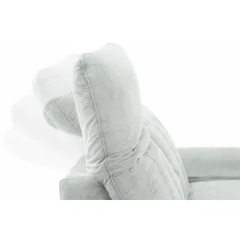 Home Affaire 2,5-Sitzer HOME AFFAIRE "Bergamo Multifunktions-Couch, elegant und komfortabel", silber, B:215cm H:77cm T:90cm, Chenille 100% Polyester;Struktur fein ( 100% Polyester);Luxus-Kunstleder;Struktur weich (100% Polyester), Sofas, mit Armlehn-und