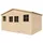 TIMBELA Gartenhaus 4,18 x 3,20 m Beige
