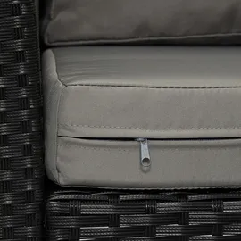 Svita ROMA Lounge-Set schwarz