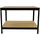 MonsterShop Werkbank Metall 100x90x60 cm schwarz