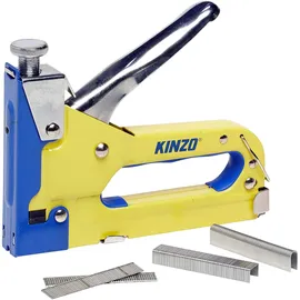 Kinzo Tacker inkl. 1500 Nägel und Klammern für Teppich und Holz
